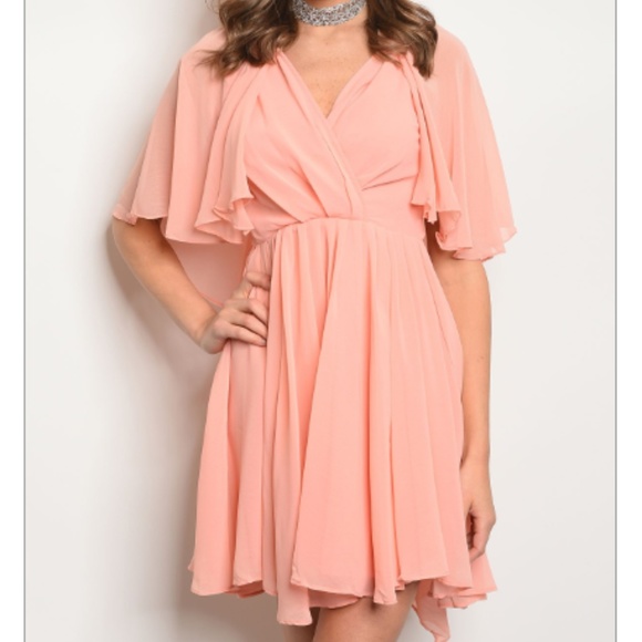 1 LEFT SZ S! Chiffon Open Back Goddess Dress - Picture 2 of 3